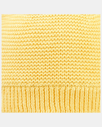 Organic Beanie - Snowy - Banana