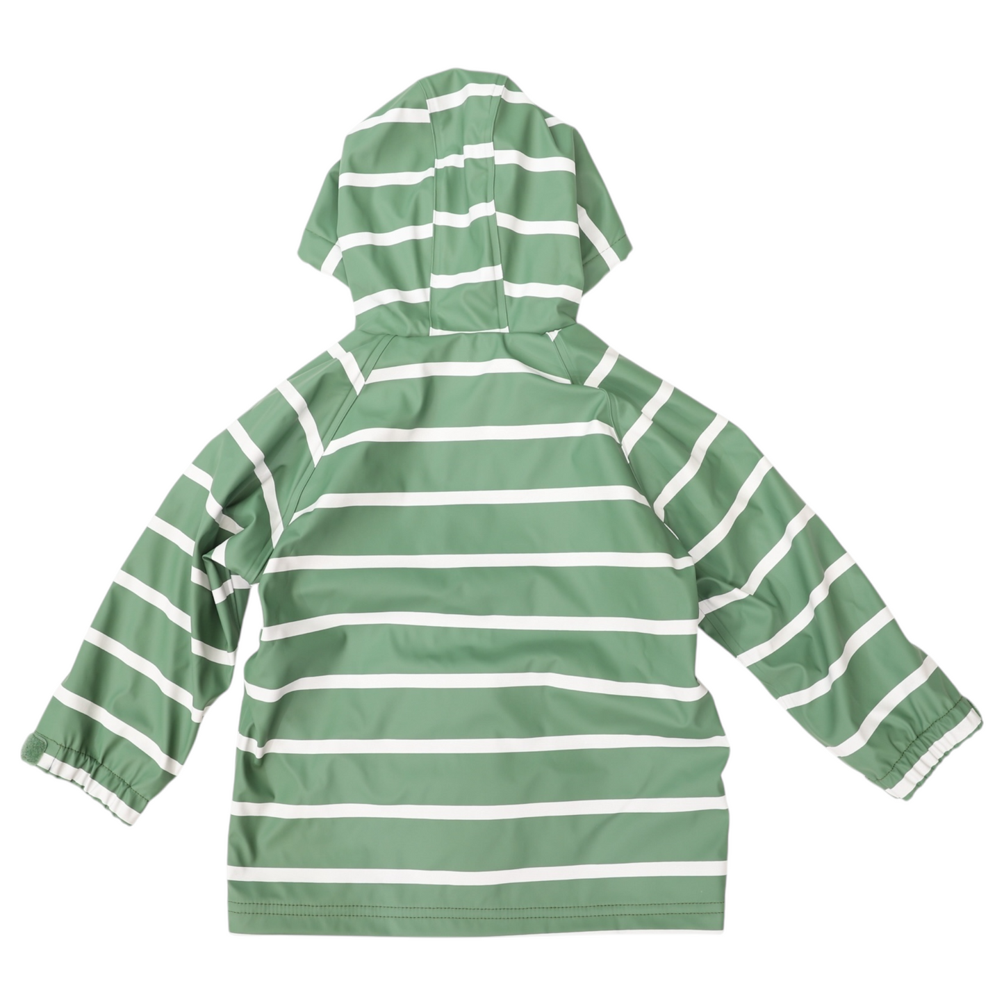 Colour Change Stripe Raincoat - Green