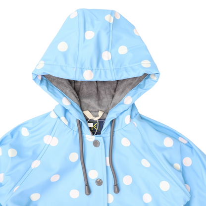 Colour Change Polkadot Raincoat - Blue