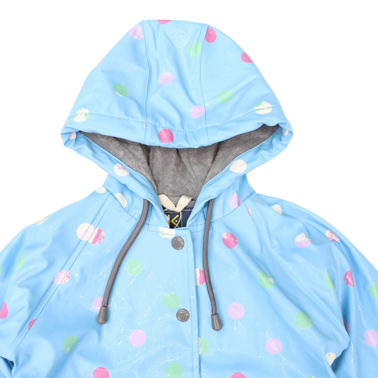 Colour Change Polkadot Raincoat - Blue