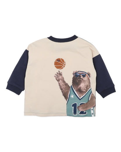 Wild Side Basket Ball LS Tee