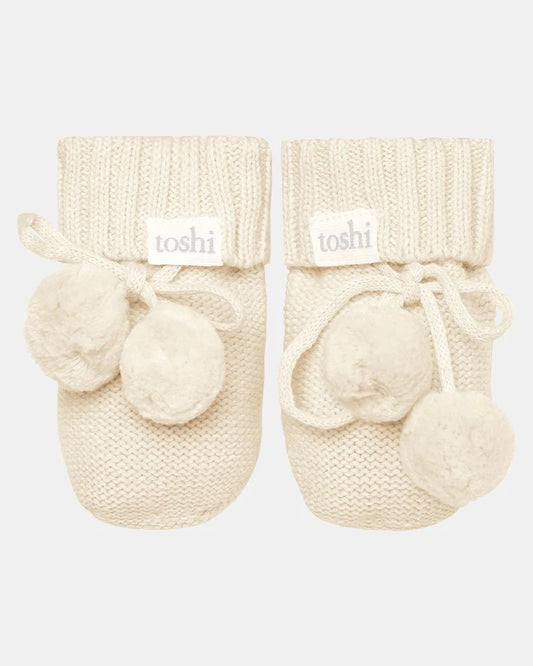 Organic Baby Bootie - Feather