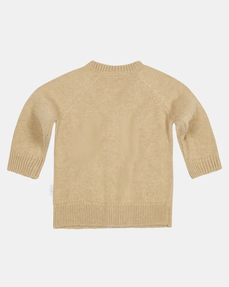 Organic Cardigan - Remy - Driftwood