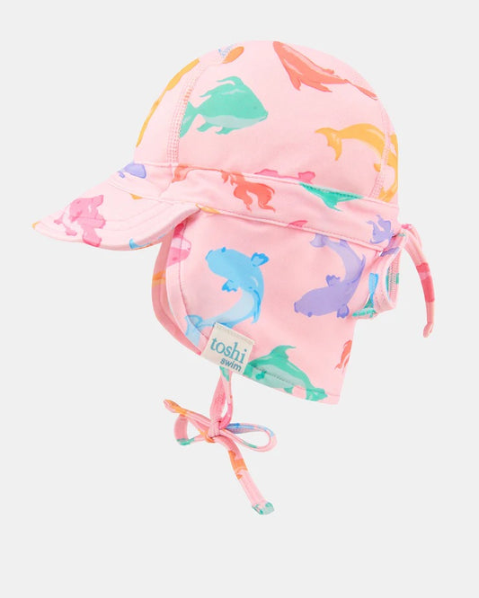 Swim Baby Flap Cap - Dishy Fishy