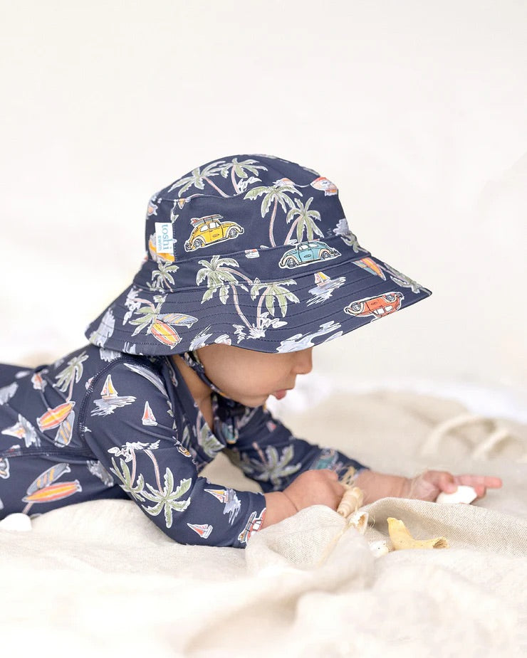 Swim Sunhat - Twilight Surf