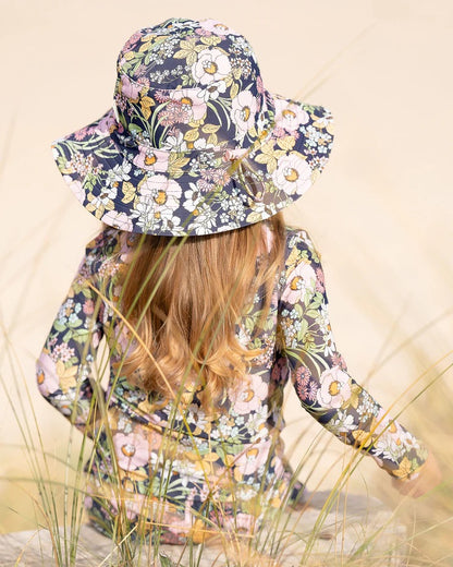 Swim Sunhat - Moonlight Bloom