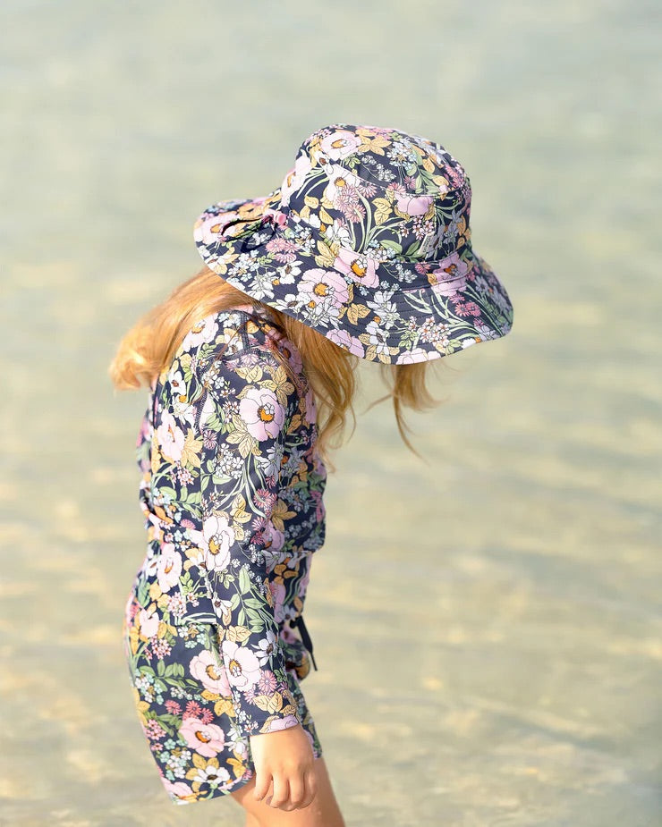 Swim Sunhat - Moonlight Bloom
