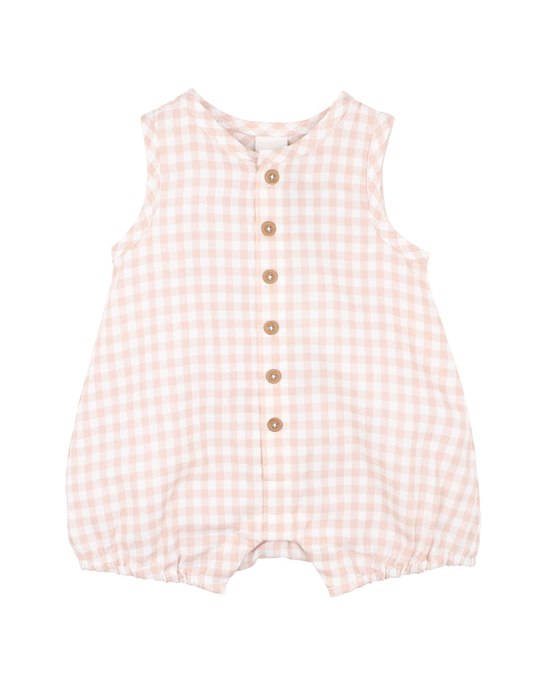 Morgan Gingham Romper