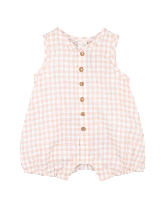 Morgan Gingham Romper