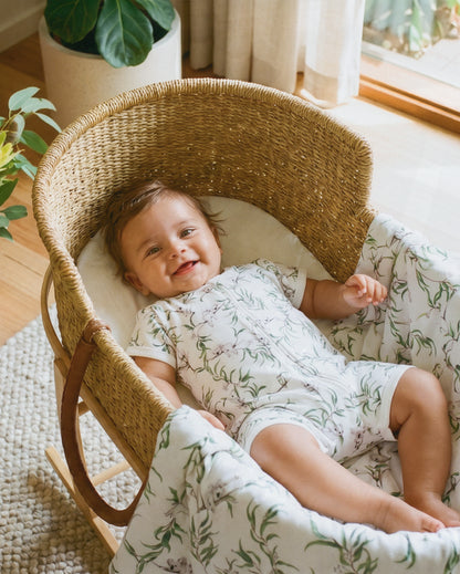 Taylor Organic SS Zip Romper