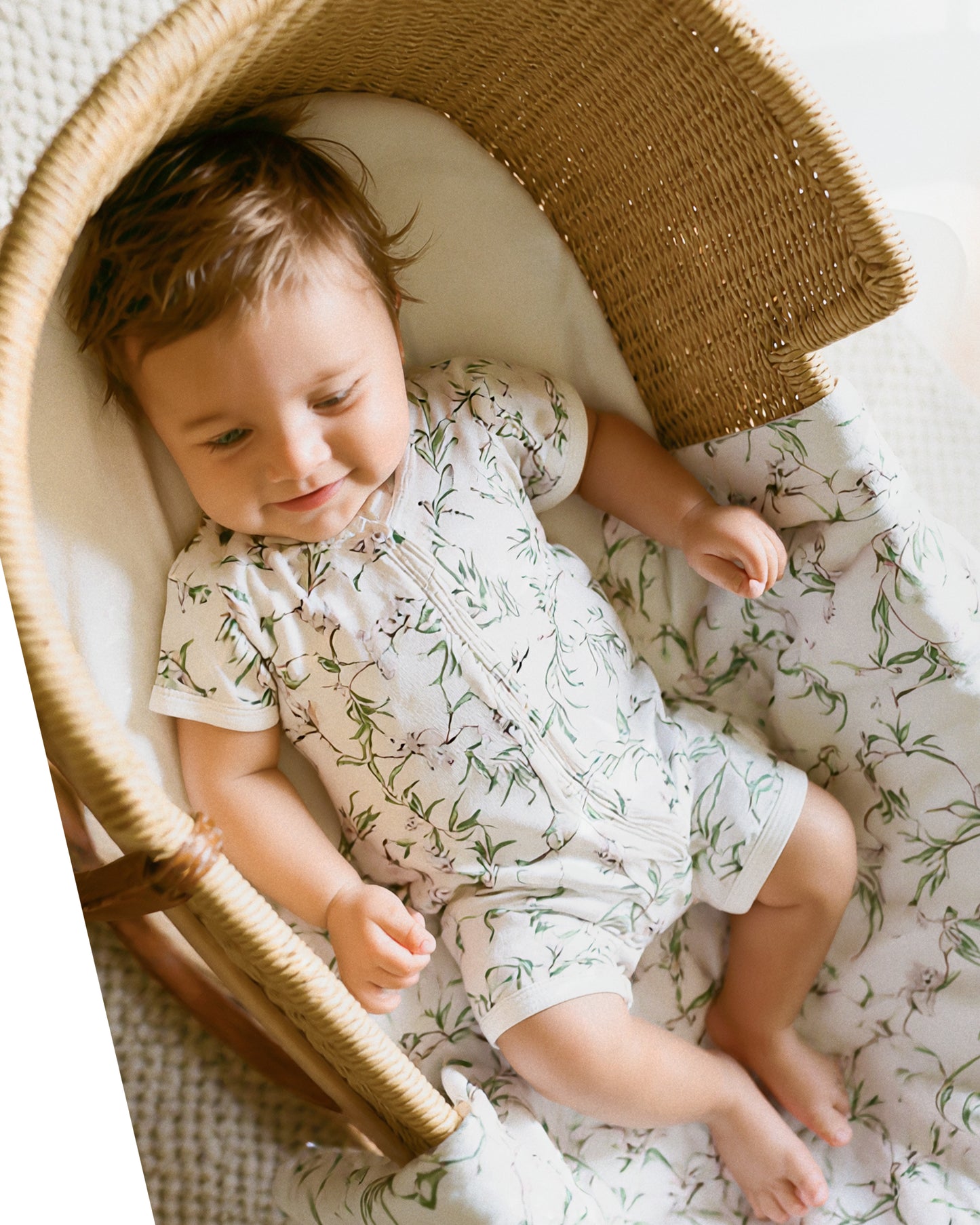 Taylor Organic SS Zip Romper