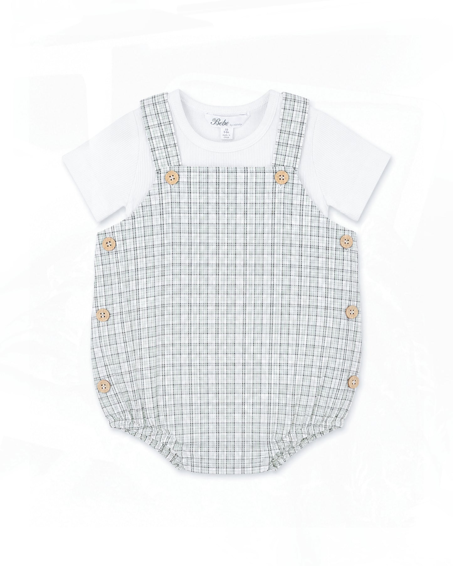 Taylor Check Bodysuit & Tee Set