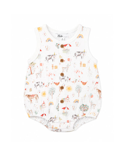 Scout Organic Button Up Bodysuit
