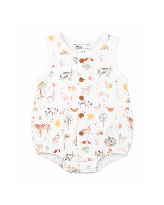 Scout Organic Button Up Bodysuit