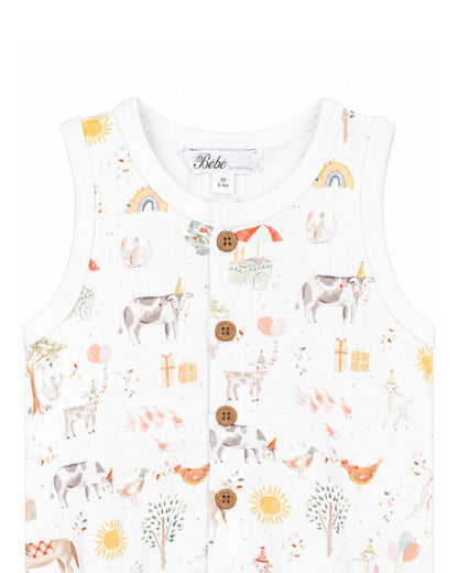 Scout Organic Button Up Bodysuit