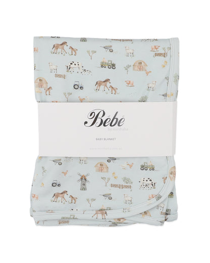 Farm Print Bunny Rug