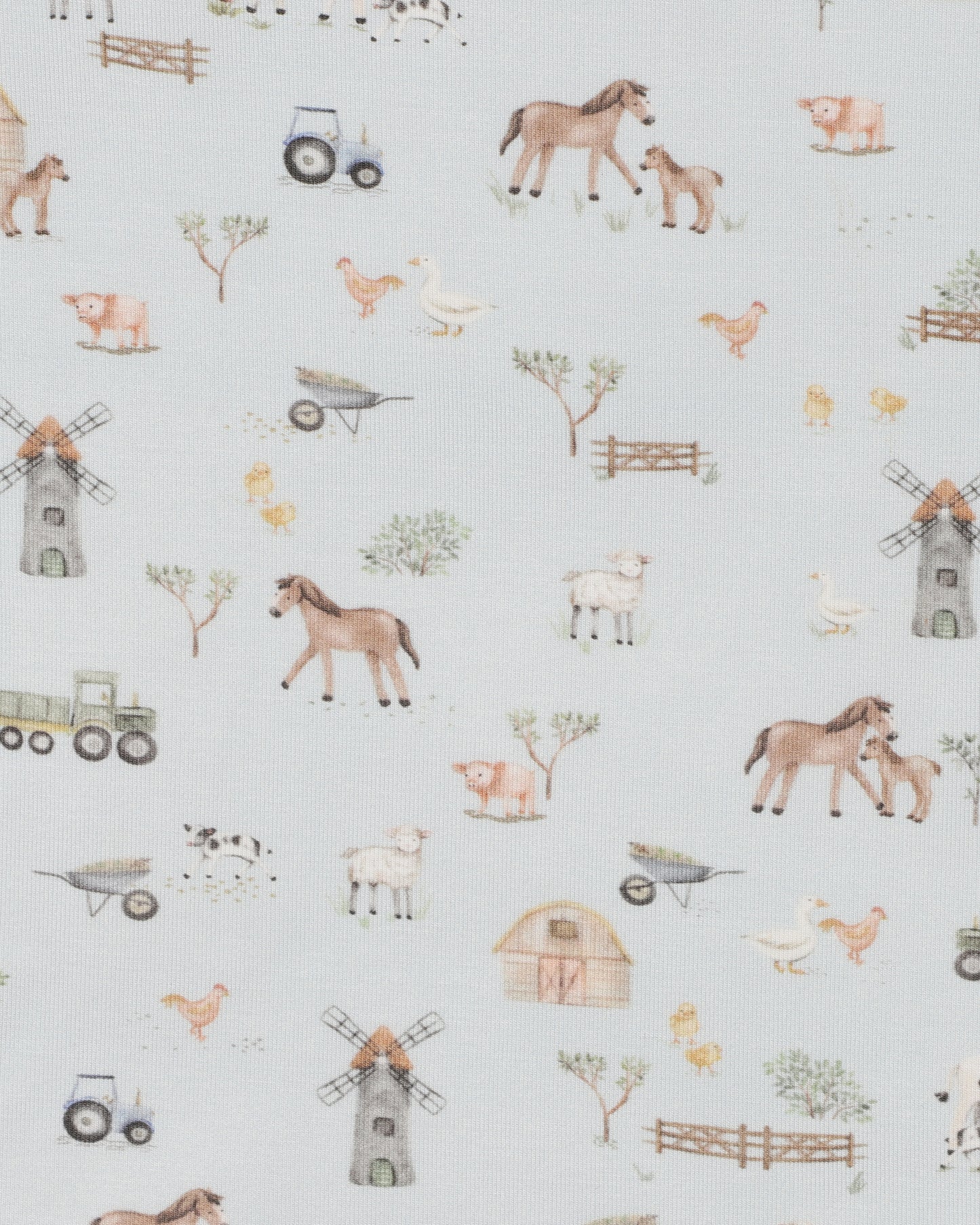 Farm Print Bunny Rug