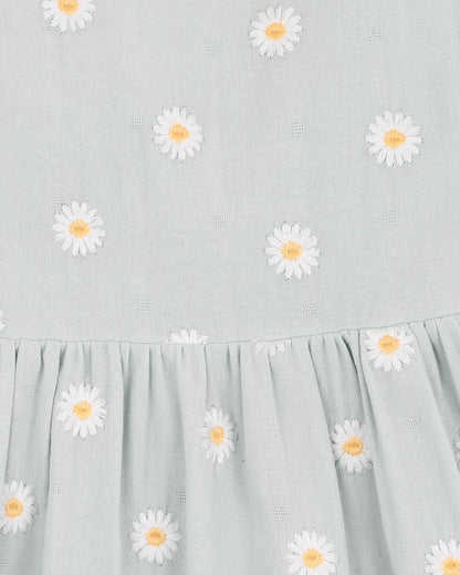 Tess Embroidered Frill Dress (1-7y)