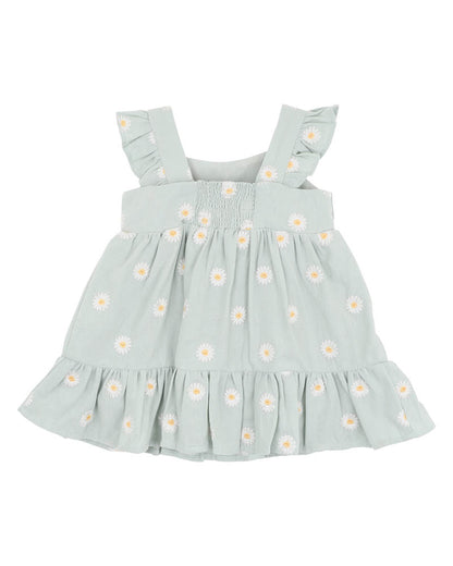 Tess Embroidered Frill Dress (1-7y)