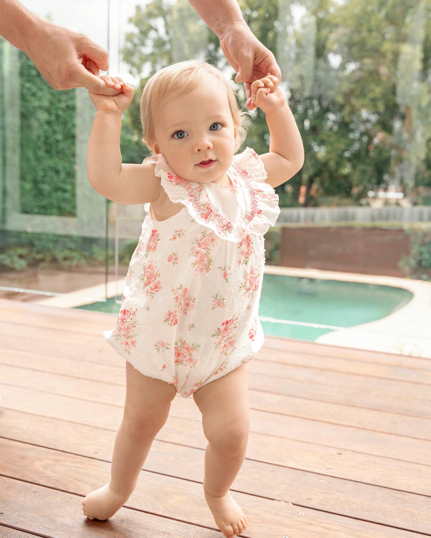 Chelsea Frill Neck Romper