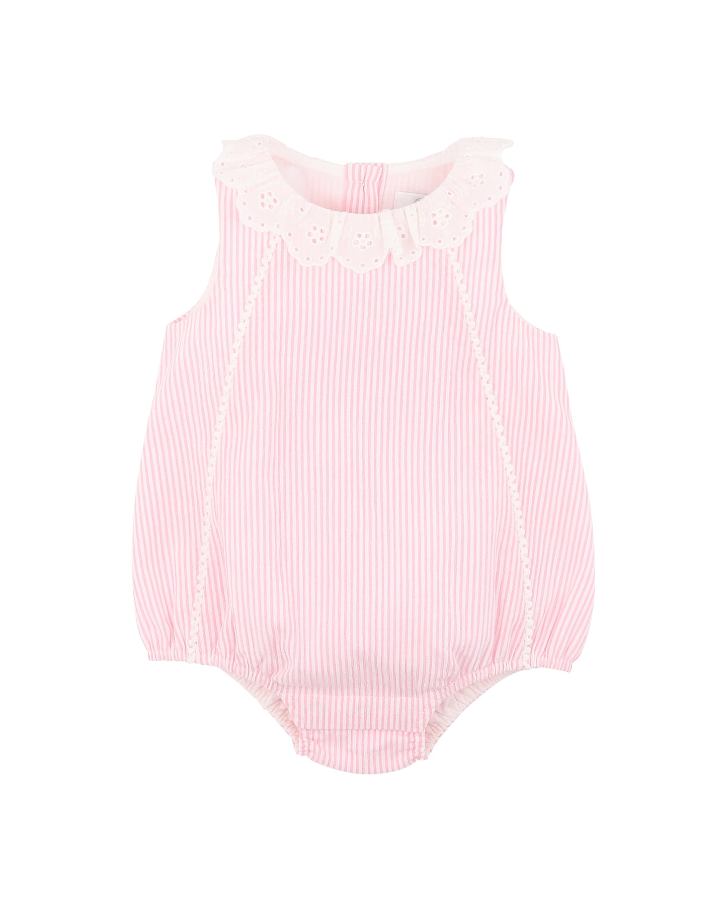 Willa Stripe Lace Collar Bodysuit