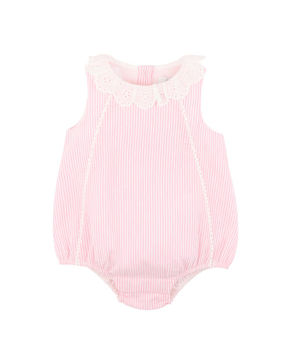 Willa Stripe Lace Collar Bodysuit
