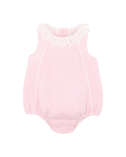 Willa Stripe Lace Collar Bodysuit