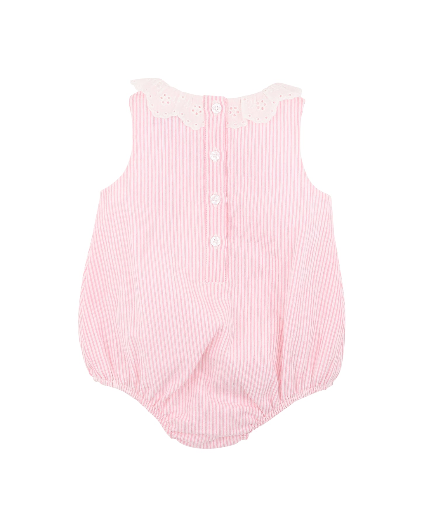Willa Stripe Lace Collar Bodysuit