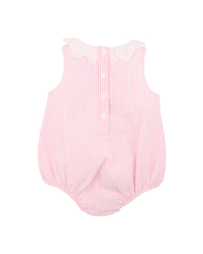 Willa Stripe Lace Collar Bodysuit