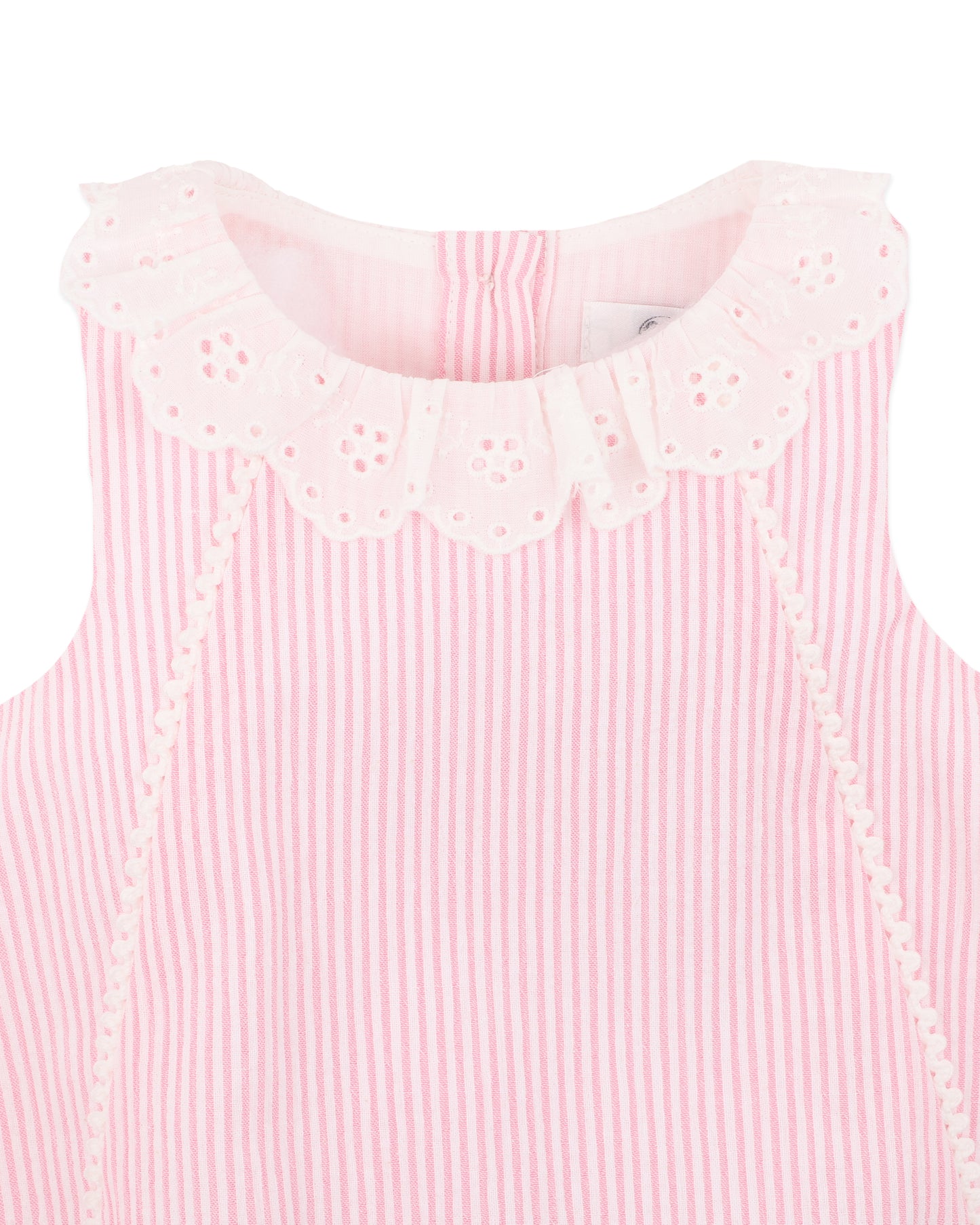 Willa Stripe Lace Collar Bodysuit