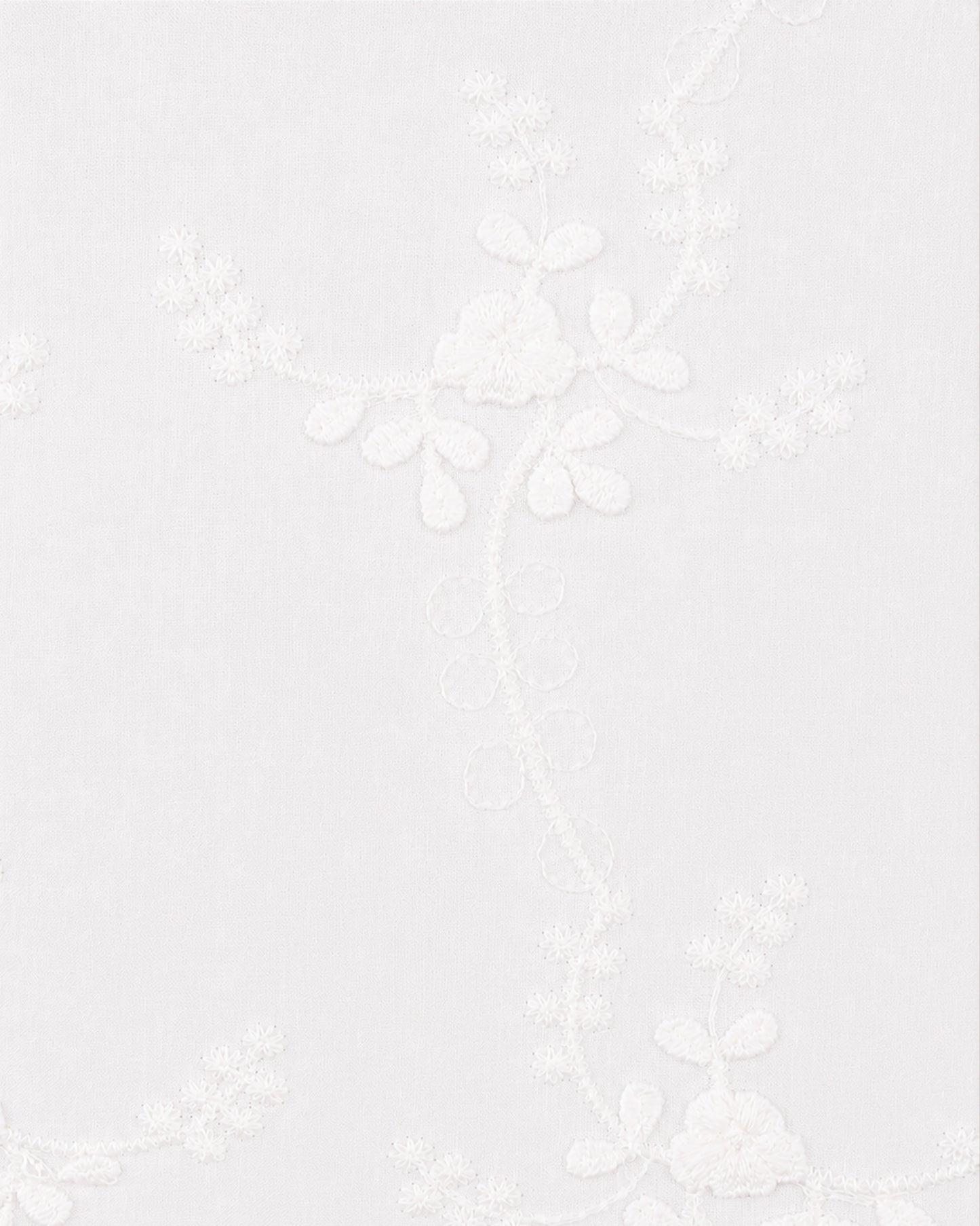 Special Occasion - Embroidered Romper - Ivory