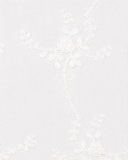 Special Occasion - Embroidered Romper - Ivory