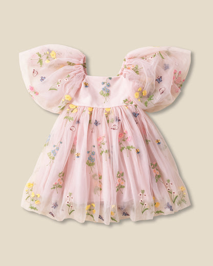 Special Occasion - Tammy Floral Embroidered Dress (3 - 10y)