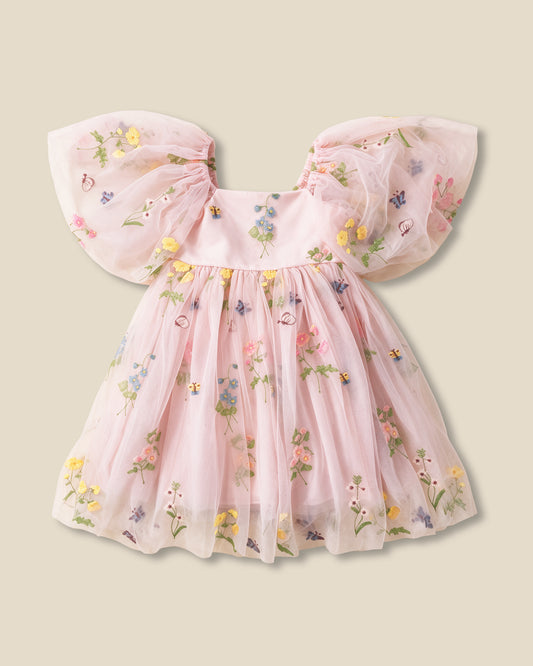 Special Occasion - Tammy Floral Embroidered Dress (3 - 10y)