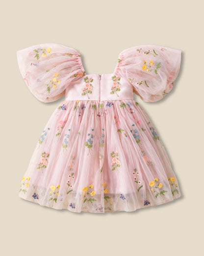 Special Occasion - Tammy Floral Embroidered Dress (3 - 10y)