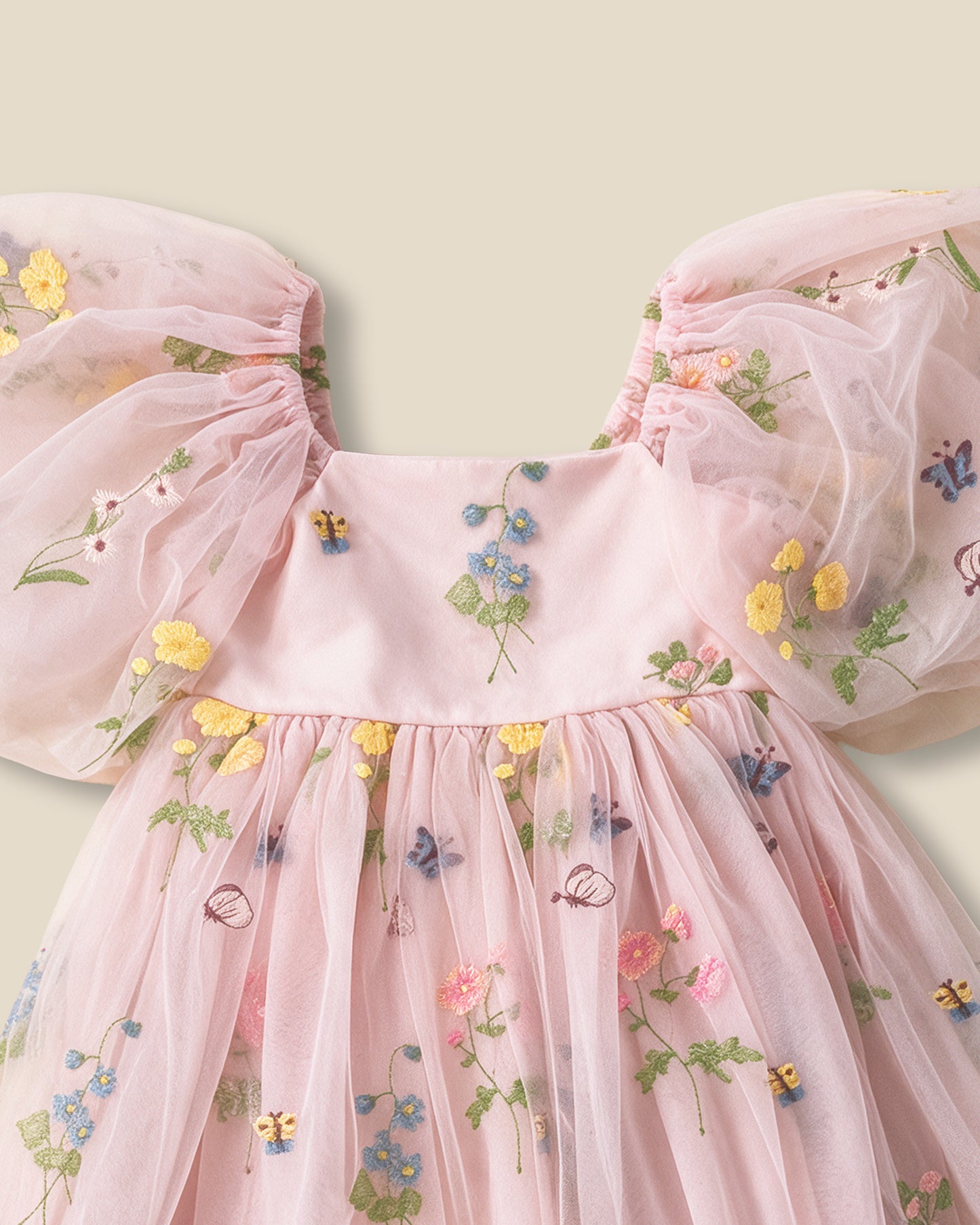 Special Occasion - Tammy Floral Embroidered Dress (3 - 10y)