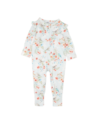 Gemma Bird Print Zip Suit
