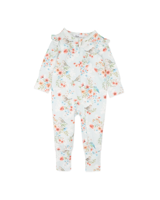 Gemma Bird Print Zip Suit
