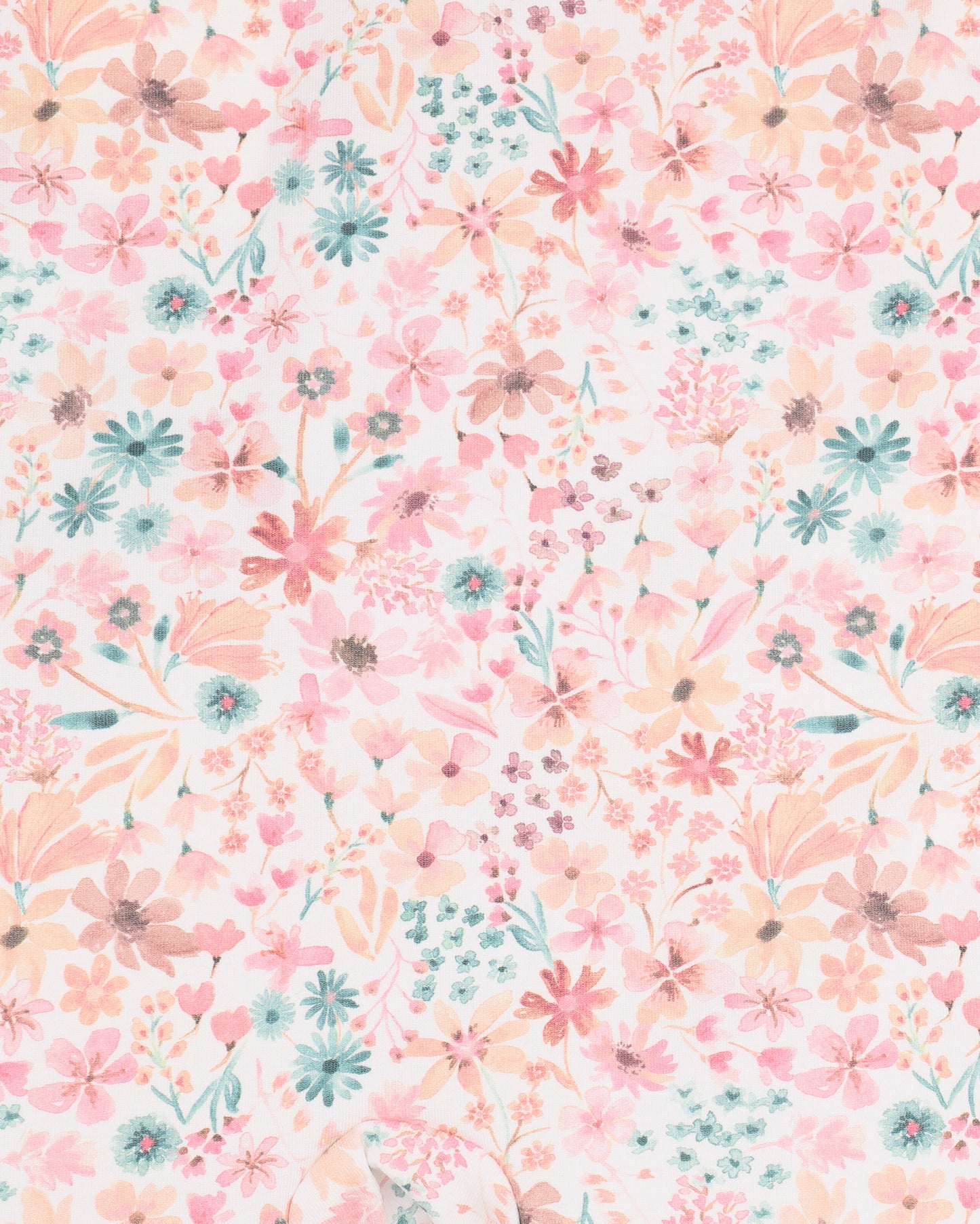 Fern Floral Organic Zipsuit