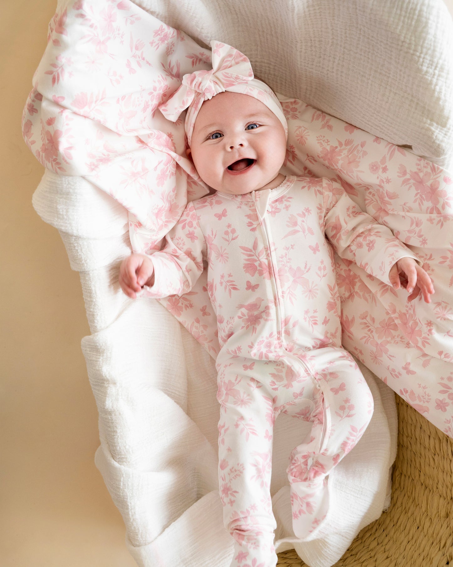 Fern Birds Organic Zipsuit