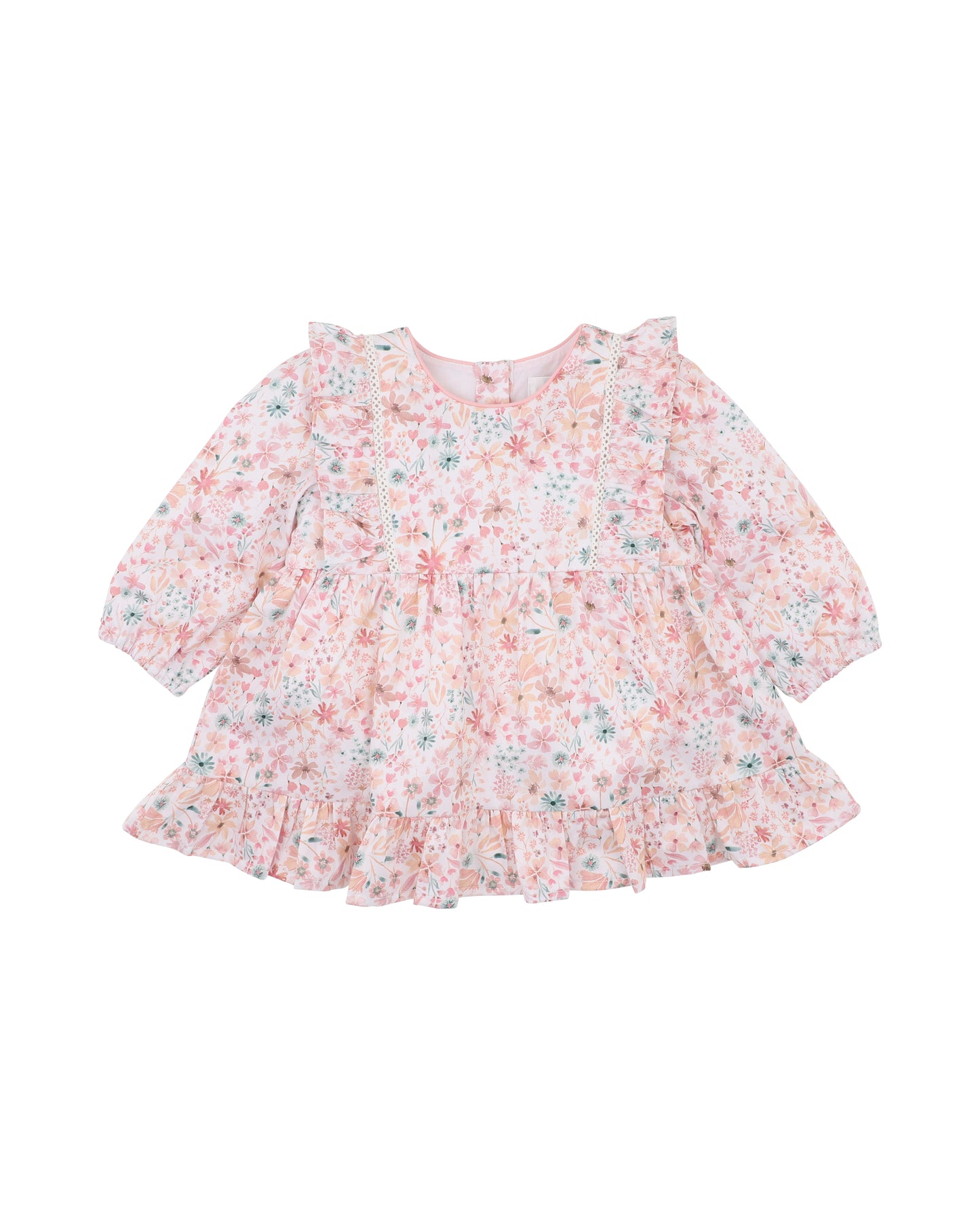 Fern Floral Overlay Dress