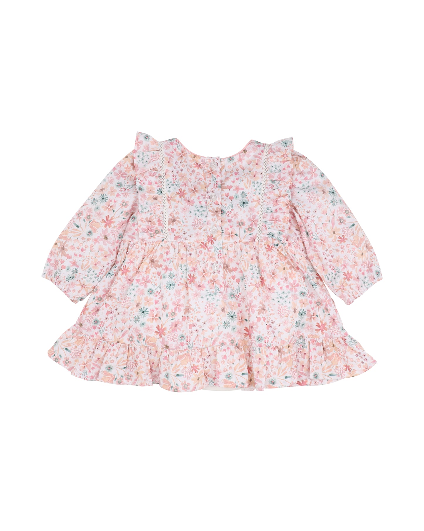 Fern Floral Overlay Dress