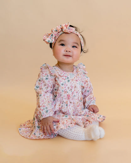 Fern Floral Overlay Dress
