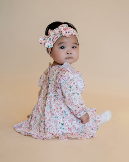 Fern Floral Overlay Dress