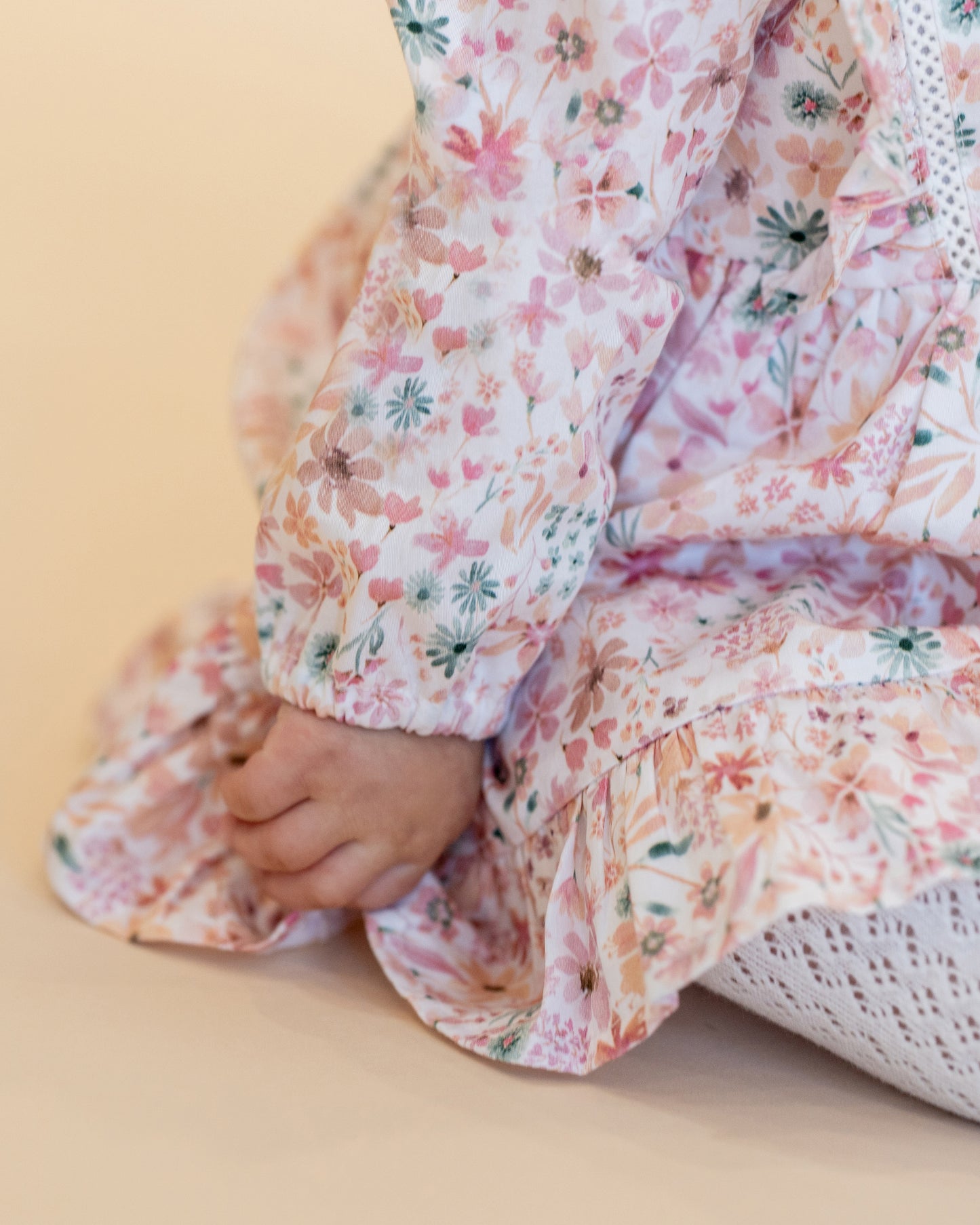 Fern Floral Overlay Dress