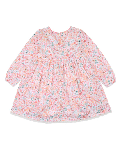Fern Floral Organic Dress 1-7y