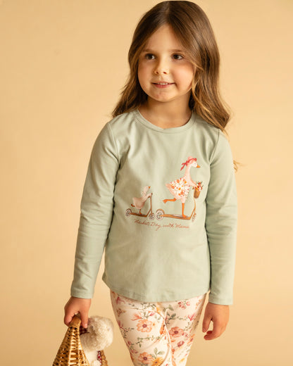 Emmy Ducks on Scooter Tee