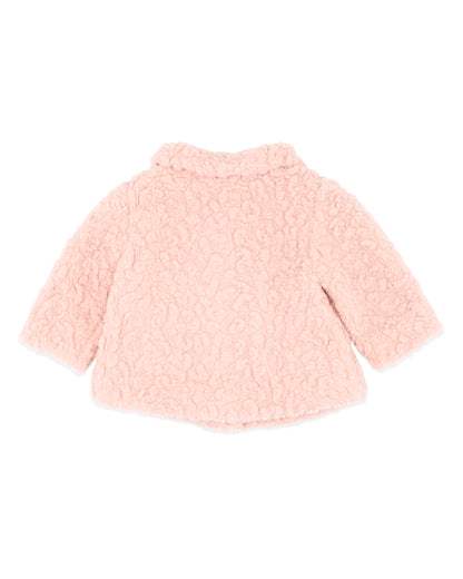 Emmy Sherpa Jacket - Dusty Rose