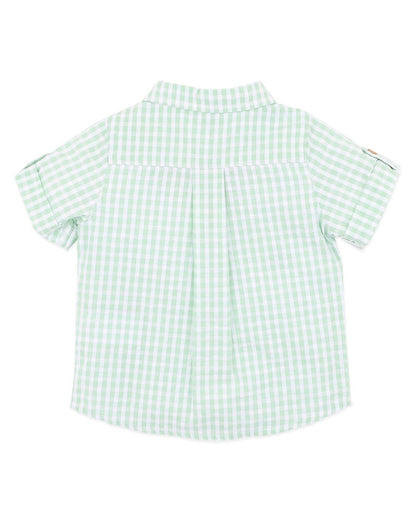 Roman Green Check Shirt
