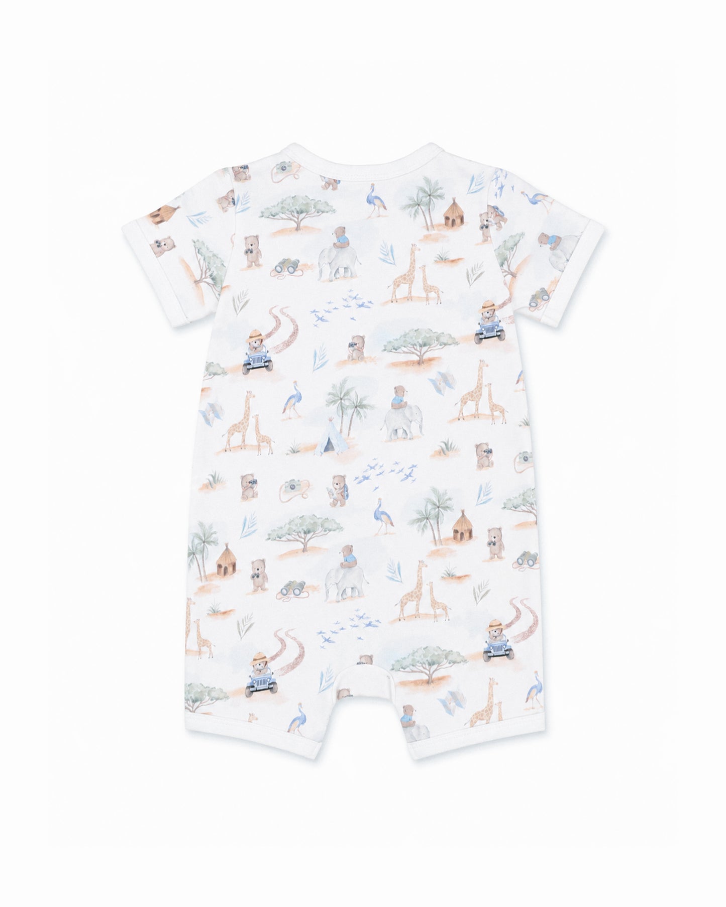 Brady Organic SS Zip Romper